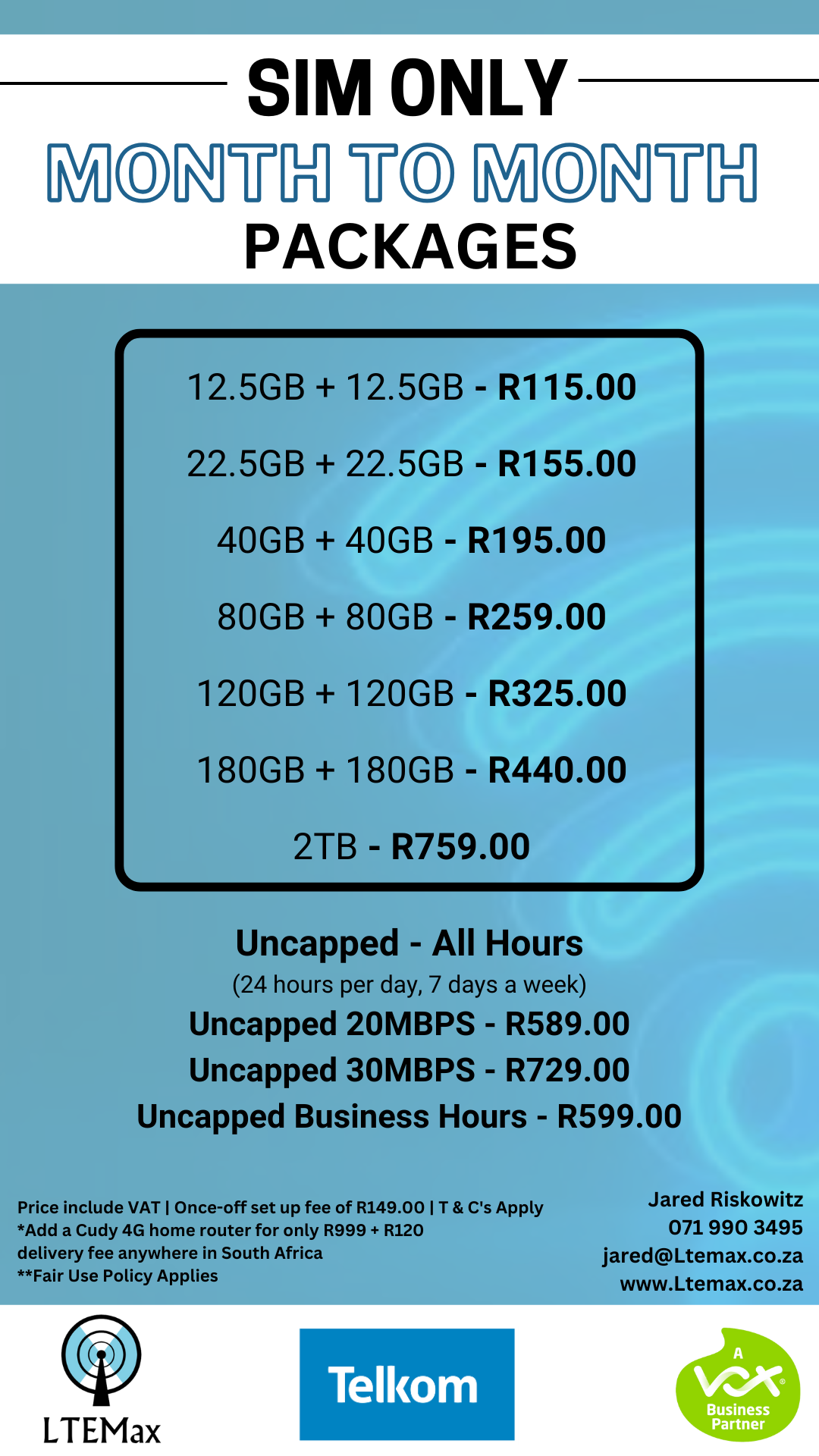 Updated (28_08_2025) SIM ONLY - TELKOM